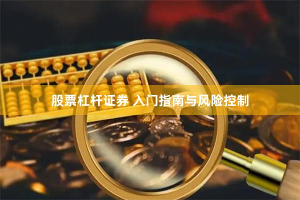 股票杠杆证券 入门指南与风险控制